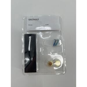 Ikea Galthult Leather Handle Drawer Pull Black 2.75"  005.192.00